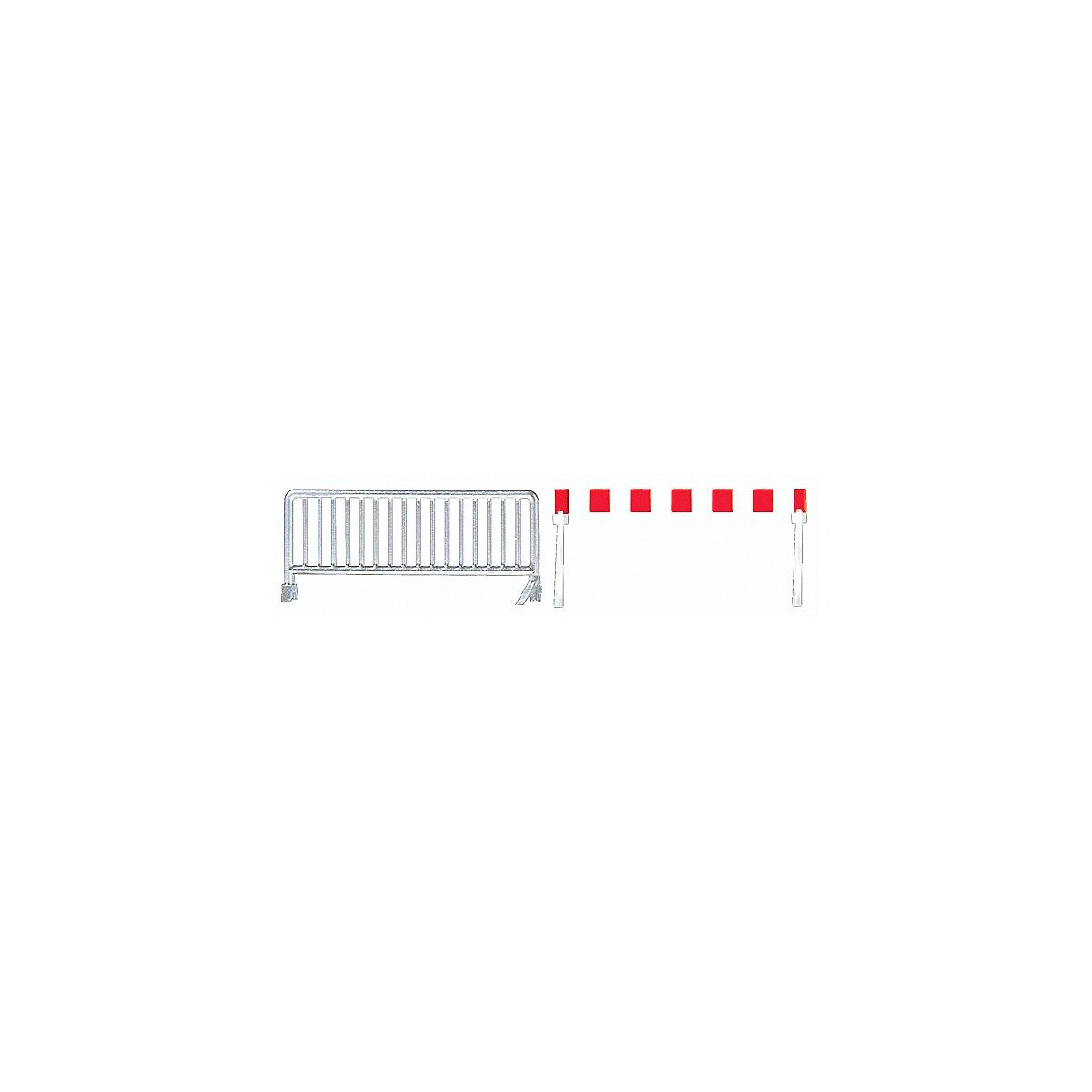 Crowd Control Barrier Set -- pkg(20), HO, Busch Gmbh & Co Kg 1018
