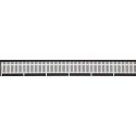 Picket Fence 4` Scale Tall -- 5 Pieces, 32-1/2` 82.6cm Length Total, HO, Tichy Train Group 8278