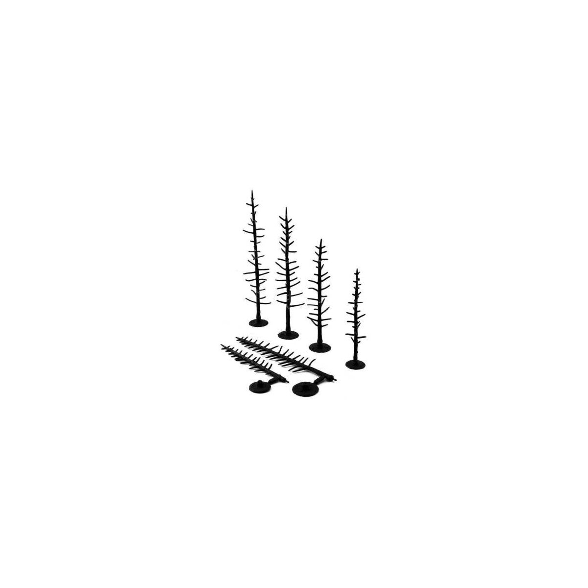Tree Armatures - Pine -- 2-1/2 to 4′ 6.4 to 10.2cm pkg(70), All Scales, Woodland Scenics 1124