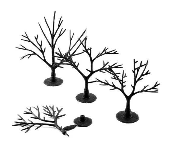 Tree Armatures - Deciduous -- 2 to 3′ 5.1 to 7.6cm pkg(57), All Scales, Woodland Scenics 1121
