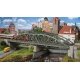 Double-Track Steel Arch Bridge with Abutments -- Kit - 26-1/16 x 6-7/16 x 6′ 66.2 x 16.4 x 15.2cm, HO, Faller Gmbh 120507