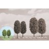 Deciduous Trees -- 2-3/16′ 5.5cm Tall pkg(2), All Scales, Busch Gmbh & Co Kg 6227