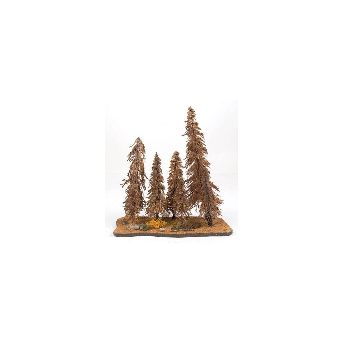 Spruce Trees -- 7 Trees 3 - 9′ 7.6cm - 22.9cm Tall, All Scales, Grand Central Scenery AST1