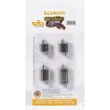 E-Z Track(R) w/Nickel Silver Rail & Gray Roadbed -- Assorted Short Connecting Sections (2 Each: 3/4, 7/8, 1-1/8 & 1-1/2′ Secti