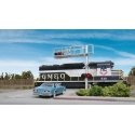 Modern Cantilever Grade Crossing Signal -- Single-Lane, HO, Walthers SceneMaster 4331