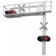 Modern Cantilever Grade Crossing Signal -- Single-Lane, HO, Walthers SceneMaster 4331