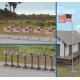 Flags (11) and Mailboxes (8) -- American Flags (48 Stars, 1912-1959), HO, Walthers SceneMaster 4171
