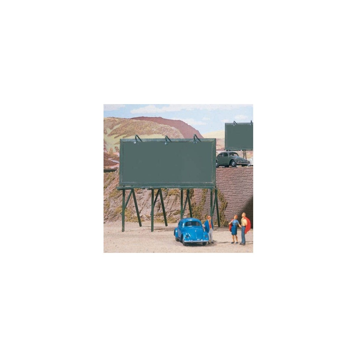 Plain Billboards -- Kit pkg(3), HO, Walthers SceneMaster 4250