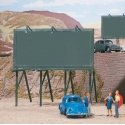 Plain Billboards -- Kit pkg(3), HO, Walthers SceneMaster 4250