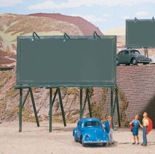 Plain Billboards -- Kit pkg(3), HO, Walthers SceneMaster 4250