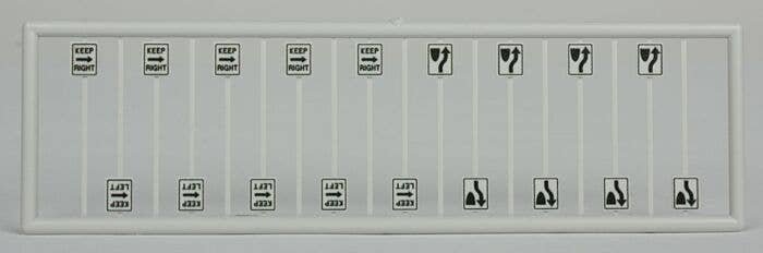 Miscellaneous Road Signs 2 -- pkg(18), N, Tichy Train Group 2610