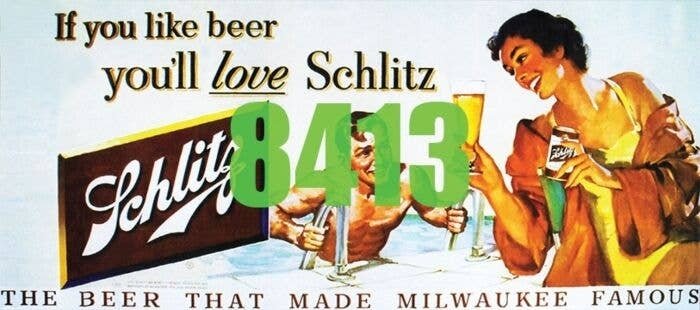 Schlitz Billboard - Kit, HO, Tichy Train Group 8413