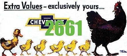 Chevrolet Extra Values Billboard - Kit, N, Tichy Train Group 2661