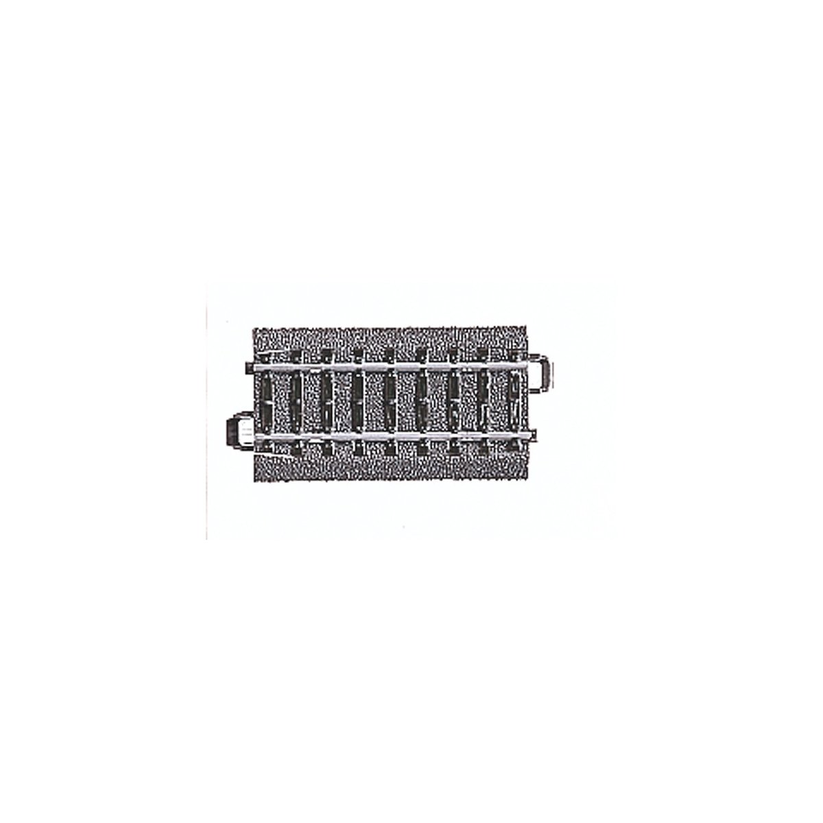 3-Rail C Track -- Straight 2-13/16′ 7.14cm, HO, Marklin, Inc 24071