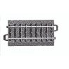 3-Rail C Track -- Straight 2-13/16′ 7.14cm, HO, Marklin, Inc 24071