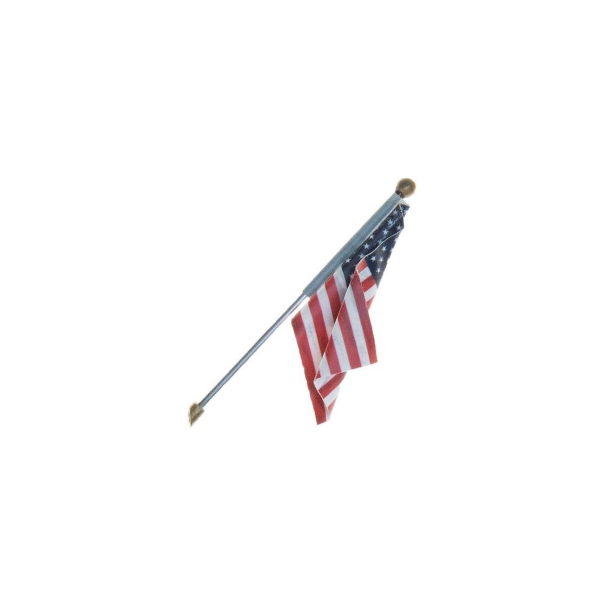 Wall-Mount U.S. Flag - Just Plug(TM) -- Large - 2-1/2′ 6.4cm, All Scales, Woodland Scenics 5955