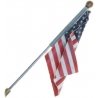 Wall-Mount U.S. Flag - Just Plug(TM) -- Large - 2-1/2′ 6.4cm, All Scales, Woodland Scenics 5955