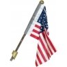 Wall-Mount U.S. Flag - Just Plug(TM) -- Medium - 1-3/8′ 3.5cm, All Scales, Woodland Scenics 5954