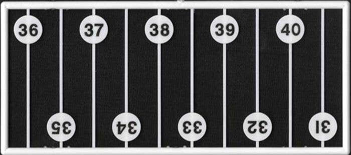 Milepost Signs 1 to 60 -- pkg(60), O, Tichy Train Group 2095