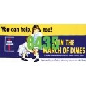 Join the March of Dimes Billboard - Kit, HO, Tichy Train Group 8435
