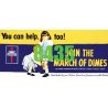 Join the March of Dimes Billboard - Kit, HO, Tichy Train Group 8435