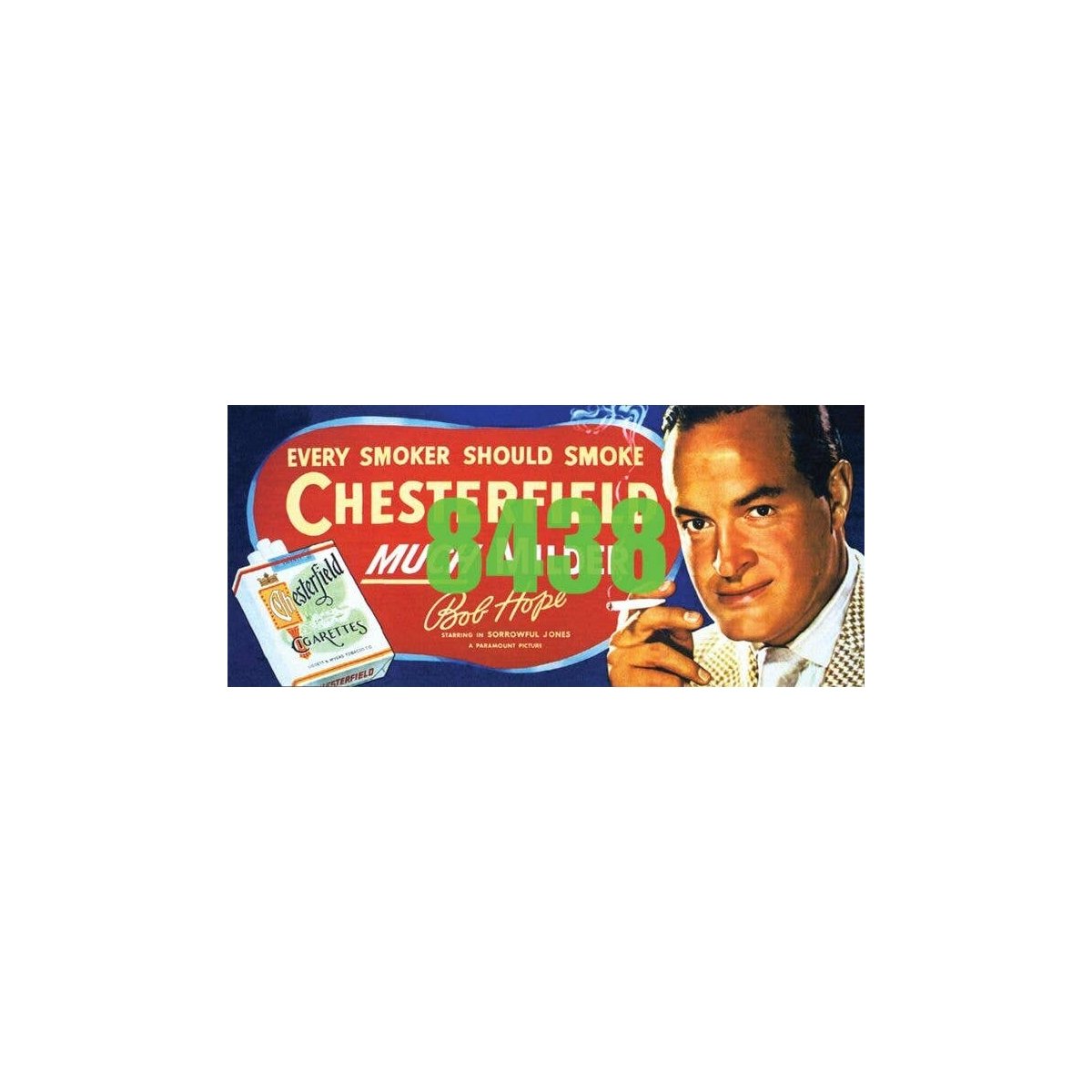 Bob Hope Chesterfield Billboard - Kit, HO, Tichy Train Group 8438