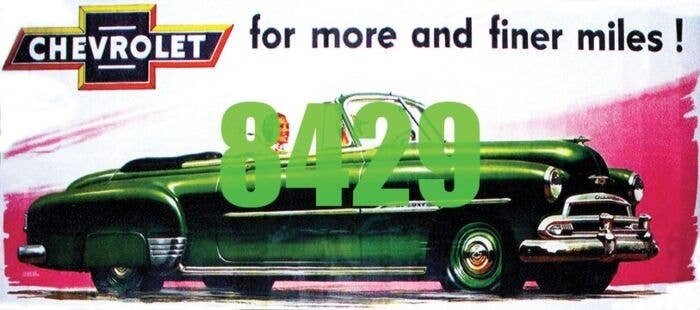 Chevrolet for More and Finer Miles Billboard - Kit, HO, Tichy Train Group 8429