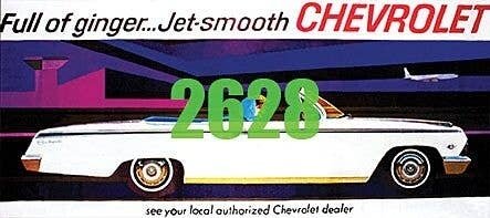 Chevrolet Jet Smooth Billboard - Kit, N, Tichy Train Group 2628