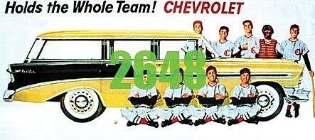 Chevrolet Team Wagon Billboard - Kit, N, Tichy Train Group 2648