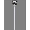 Pennsylvania Railroad Keystone Whistle Post pkg(18), All Scales, Tichy Train Group 8296