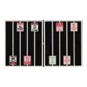 Warning Signs -- Assortment pkg(8), O, Tichy Train Group 2100