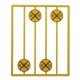 Modern Grade Crossing Advance Warning Signs -- Diagonal Cross pkg(8), O, Tichy Train Group 2061