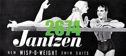 Jantzen Swimuits Billboard - Kit, N, Tichy Train Group 2674