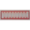 Modern Red Stop Signs -- pkg(18), N, Tichy Train Group 2612