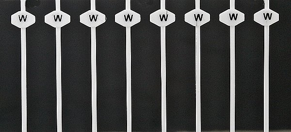 Whistle Post Signs pkg(32) -- Steam Era Early, Diamond Style, HO, Tichy Train Group 8182