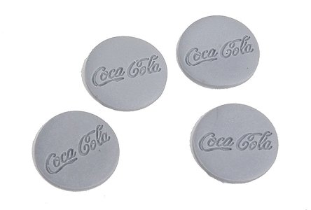 Button-Style Soda Sign -- Unpainted pkg(4), O, Bar Mills LLC 4023