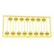 Early Stop Sign -- Yellow pkg(15), HO, Tichy Train Group 8248