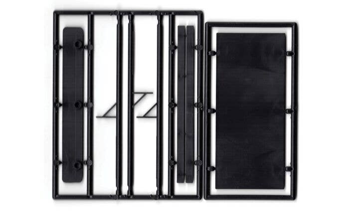 Blank Billboard - Kit -- Unpainted (black), HO, Tichy Train Group 8294