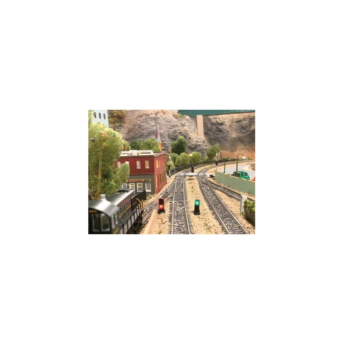 DVTSB2-1 Turnout Signals for 2 Wire Snap Bipolar Switch Machines Kit -- Kit Includes 3 Dwarf Signals, Co, HO, Dwarvin TSB21