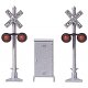United States-Style Crossing Signal -- 2 Signals & Relay Box, HO, Busch Gmbh & Co Kg 5934