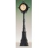 Illuminated Clock -- Berlin Stettin Station, 3-1/4′ High, HO, Brawa Modellspielwaren 5366