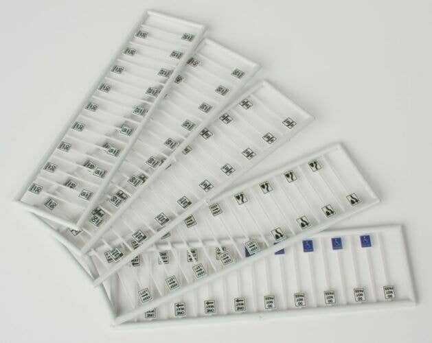 Assorted Road Signs -- pkg(90), N, Tichy Train Group 2611