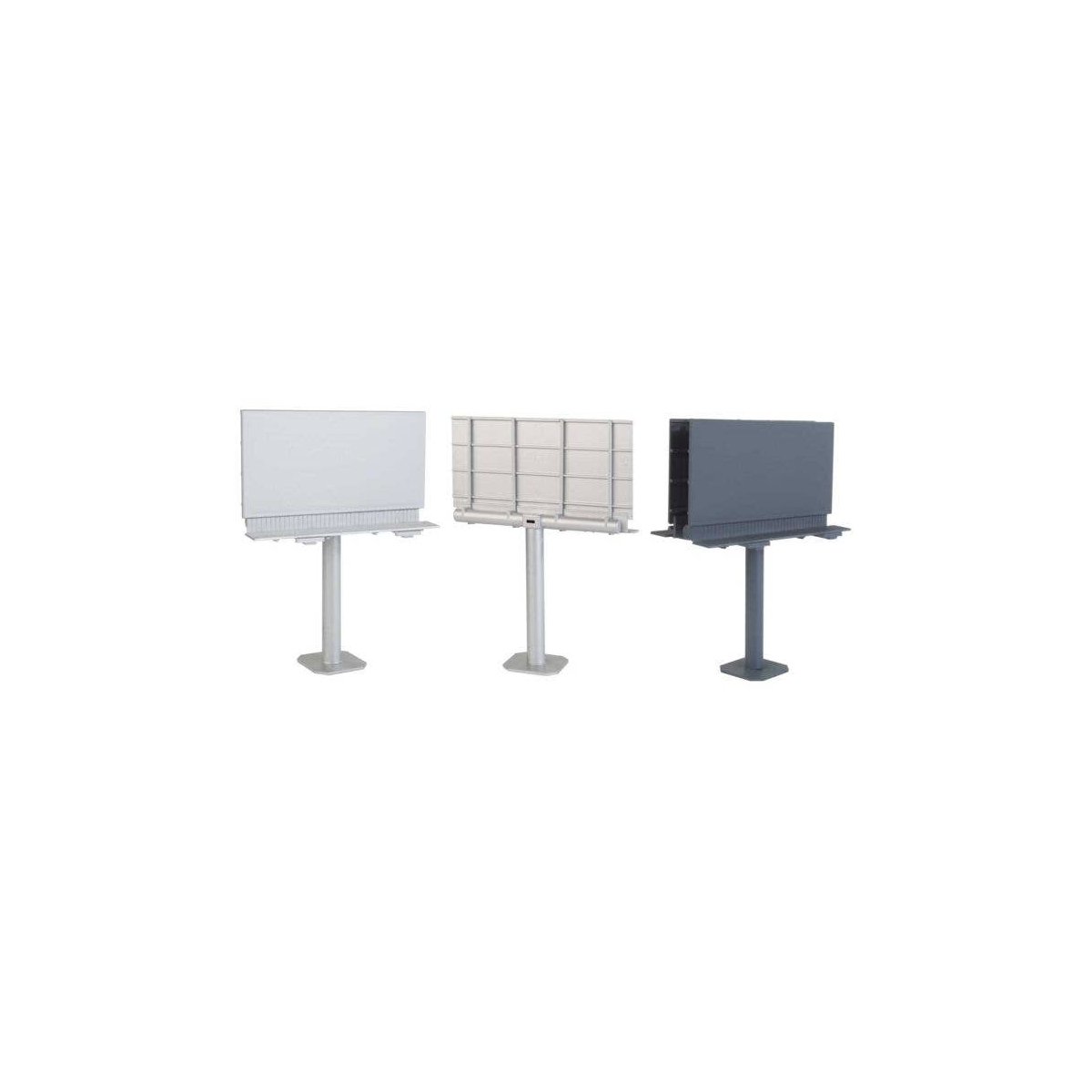 Modern Single-Post Billboard -- Kit - 3-3/8 x 4-3/8 x 2-1/16′ 8.6 x 11.1 x 5.2cm, HO, Walthers SceneMaster 4252