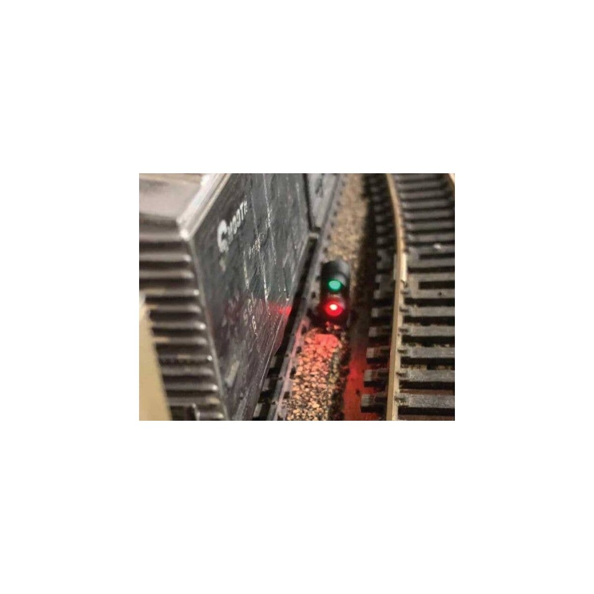 DVFLBS201 Fiber-Lit 2-Color Dwarf Signal, N, Dwarvin FLBS201