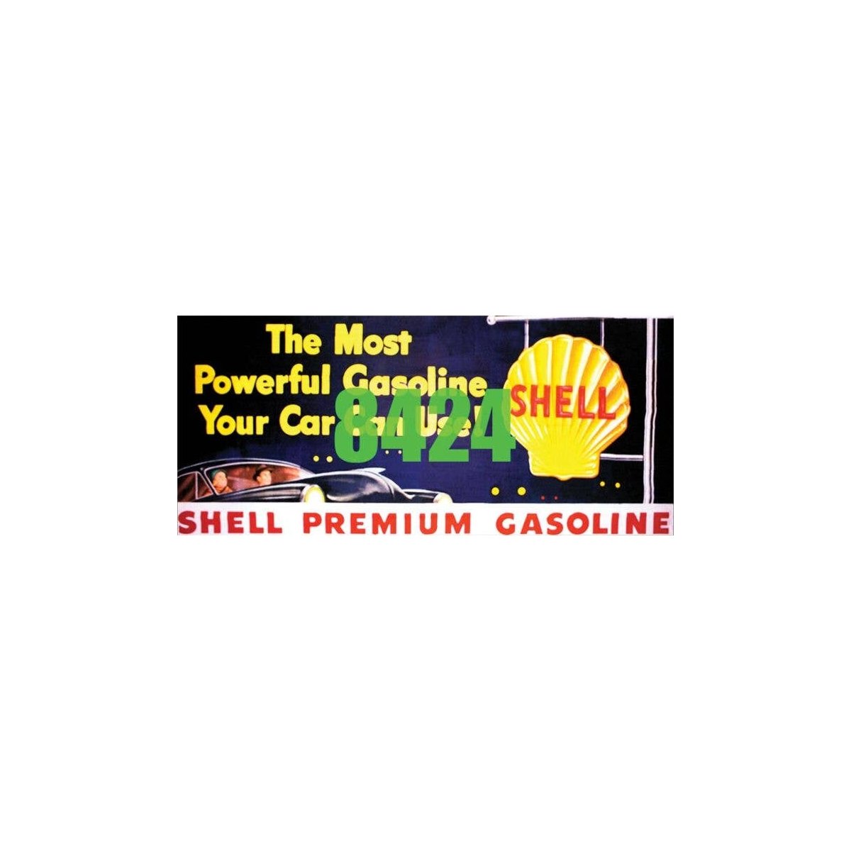 Shell Premium Gasoline Billboard - Kit, HO, Tichy Train Group 8424