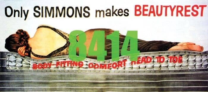 Simmons Beautyrest Billboard - Kit, HO, Tichy Train Group 8414