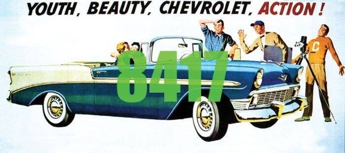 Youth, Beauty, Chevrolet, Action! Billboard - Kit, HO, Tichy Train Group 8417