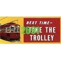 1920-1940s Next Time Take the Trolley Billboard - Kit, N, Tichy Train Group 2691