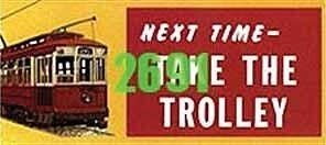 1920-1940s Next Time Take the Trolley Billboard - Kit, N, Tichy Train Group 2691