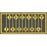 Highway Road Path (Arrow) Warning Signs -- Yellow w/Black Print 12 Different Signs, HO, Tichy Train Group 8255